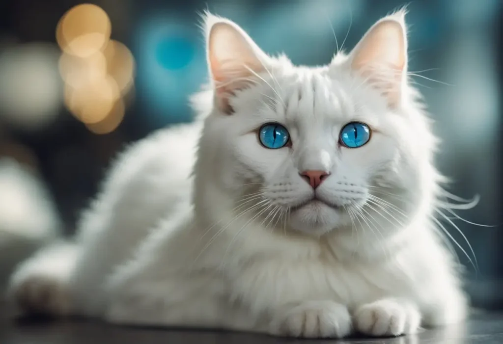 white blue eyed cat breed