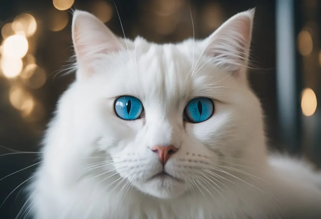 white blue eyed cat breed